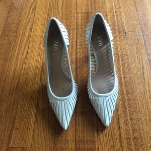 Zara Rattan Heels